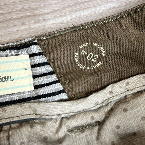 Daughters of the Liberation Anthropologie Brown Skinny Trouser Pants Size 2 - Picture 6 of 12